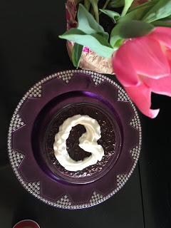 Black Rice Pudding with Ouzo