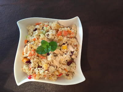 Mandarin and Brown Rice Chicken Salad