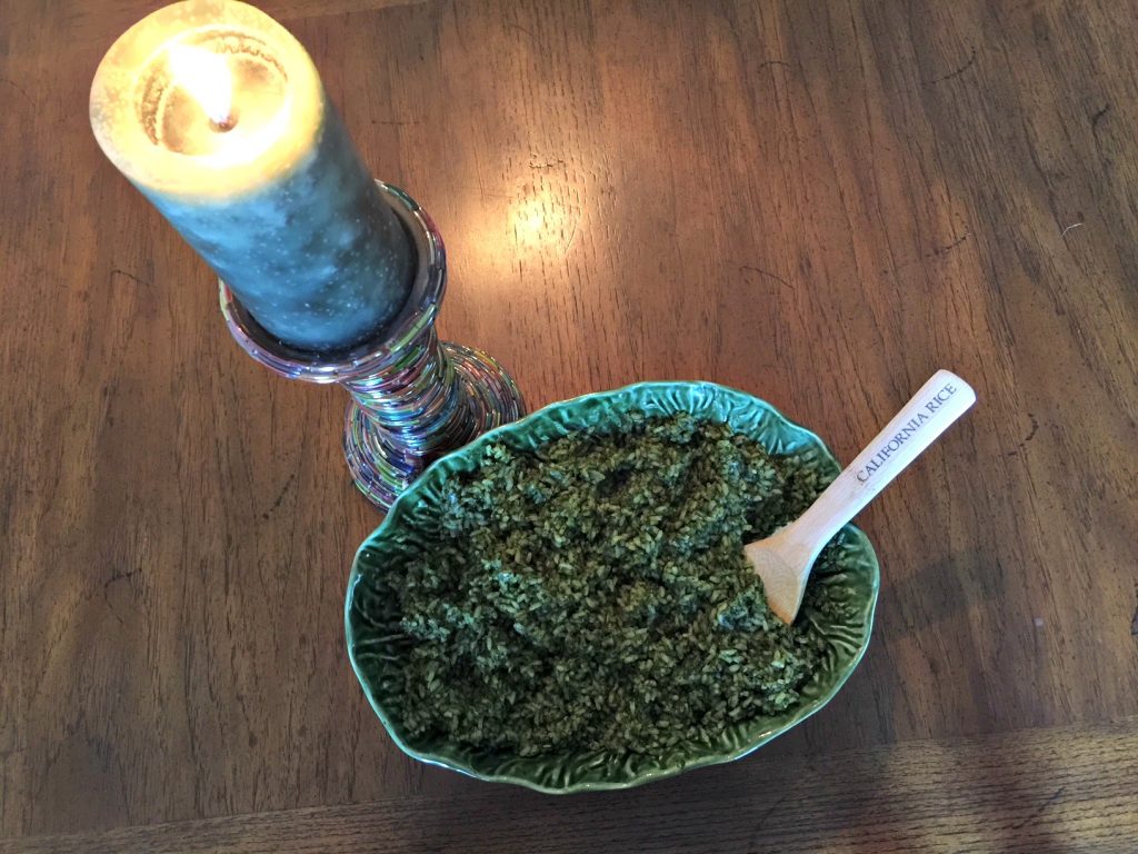 St. Patrick’s Day Green Rice