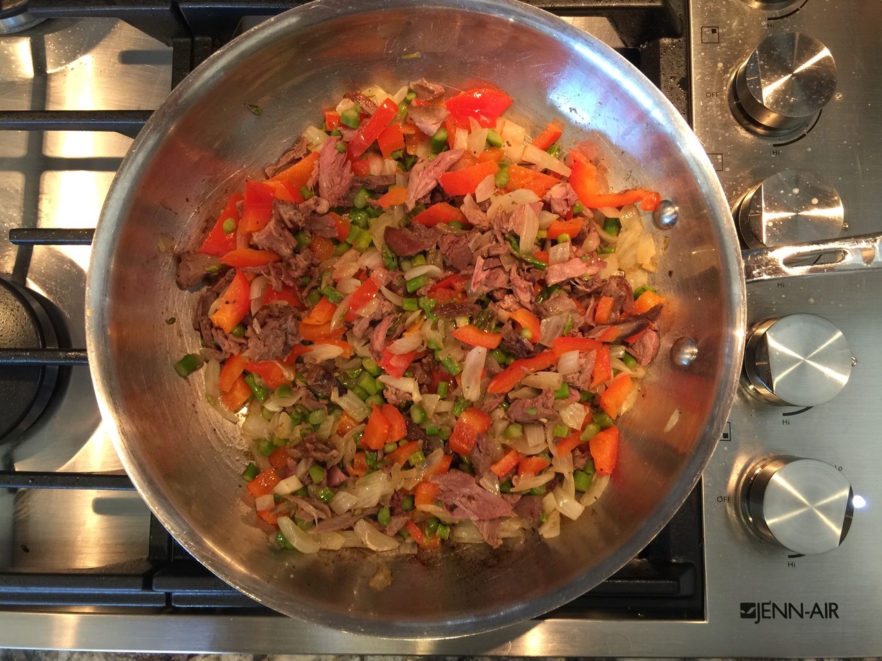Wild Duck Fried Rice cooking