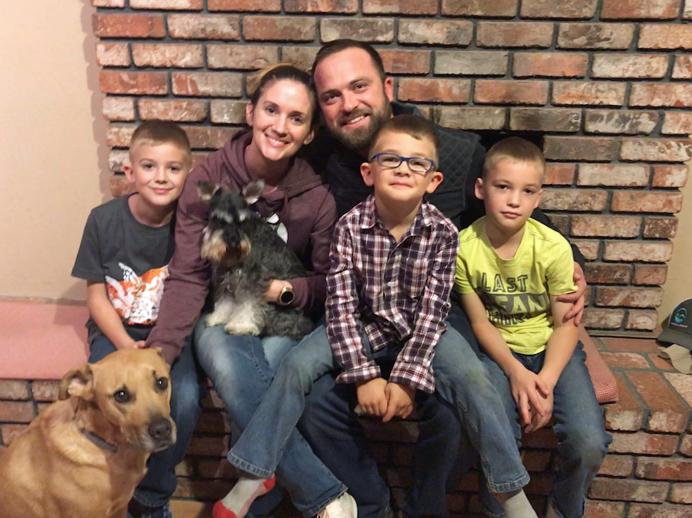 Logan Wilson family photo