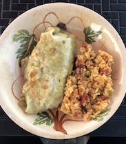 serving of Spanish Rice