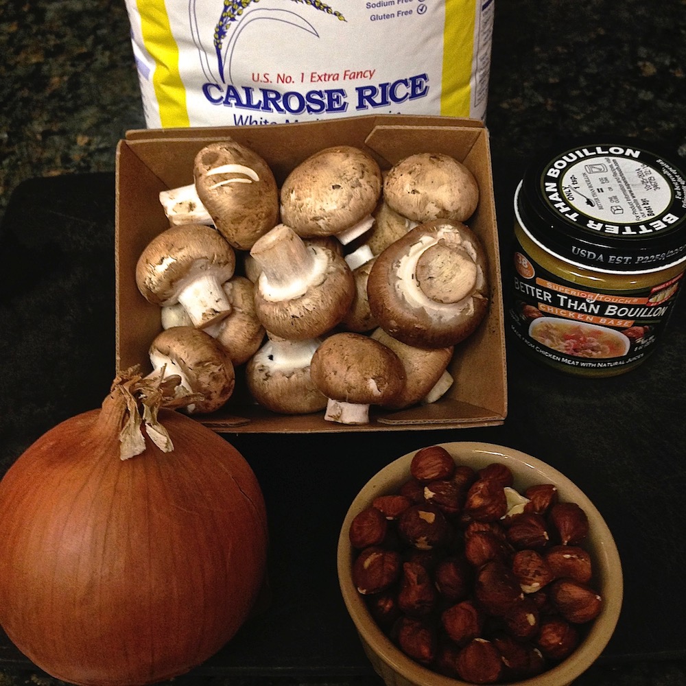 Rice Pilaf ingredients