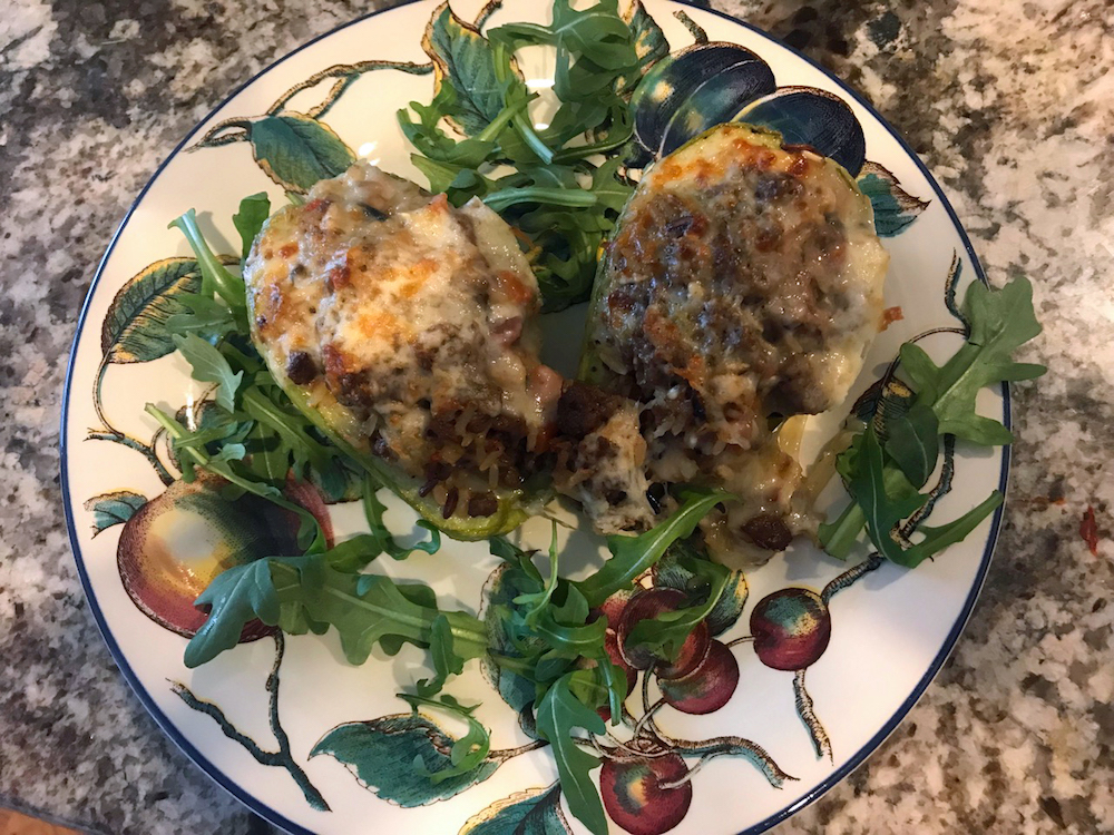 Stuffed Chayote Squash