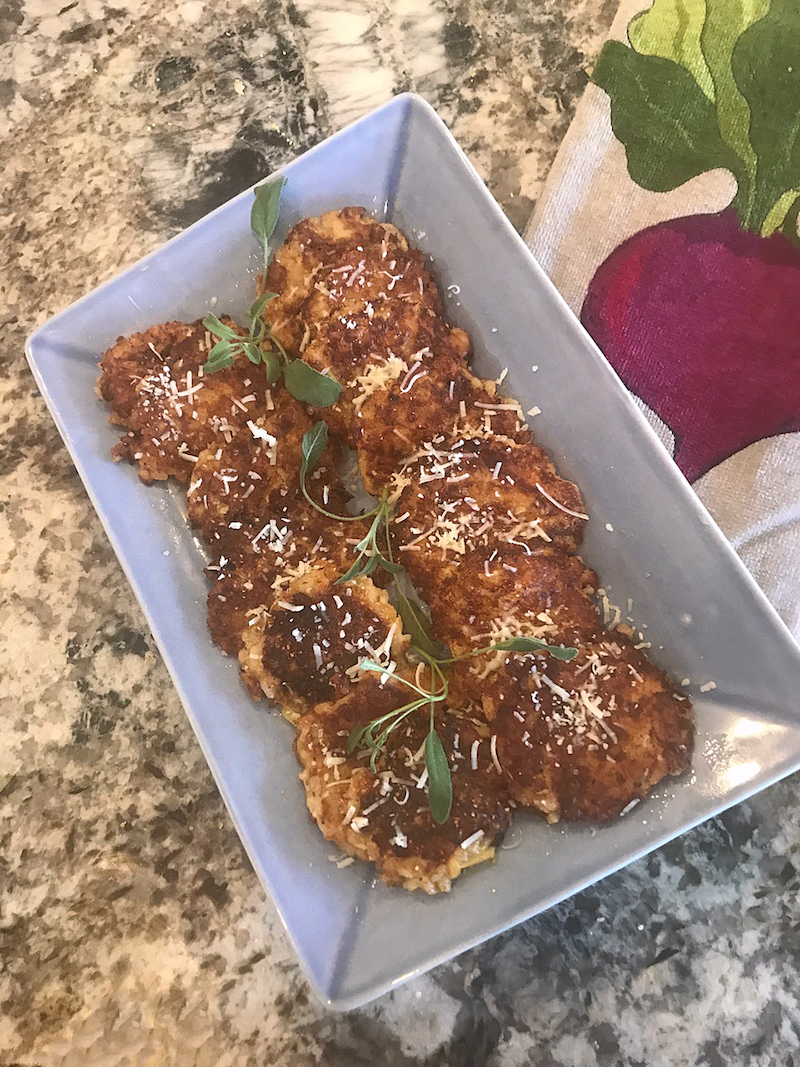  Cheesy Artichoke Rice Cakes