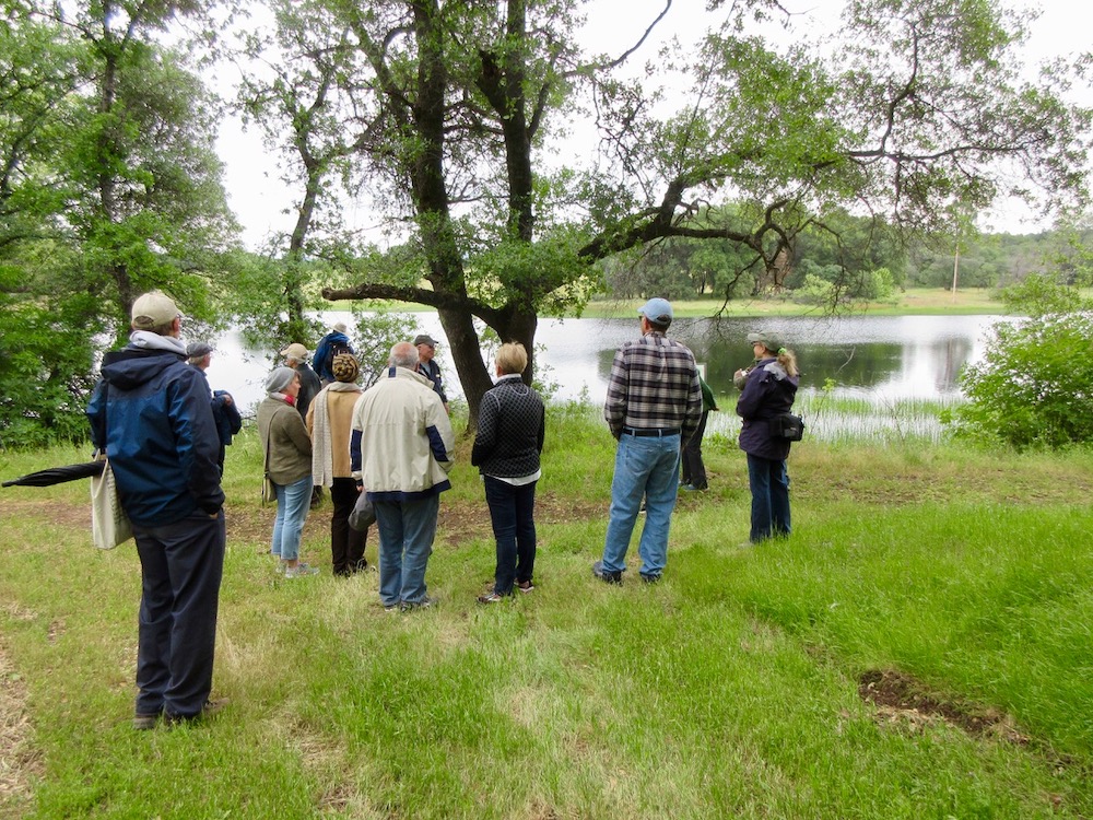 group of people touring Wakamatsu Farm