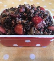 Bing Cherry and Black Rice Salad