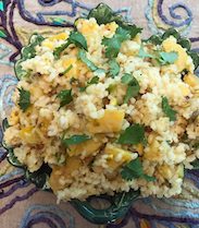 California Rice with Roasted Plantains