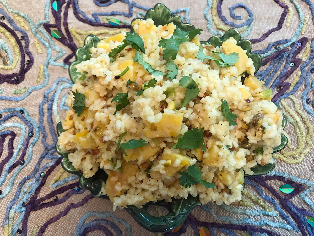 California Rice with Roasted Plantains