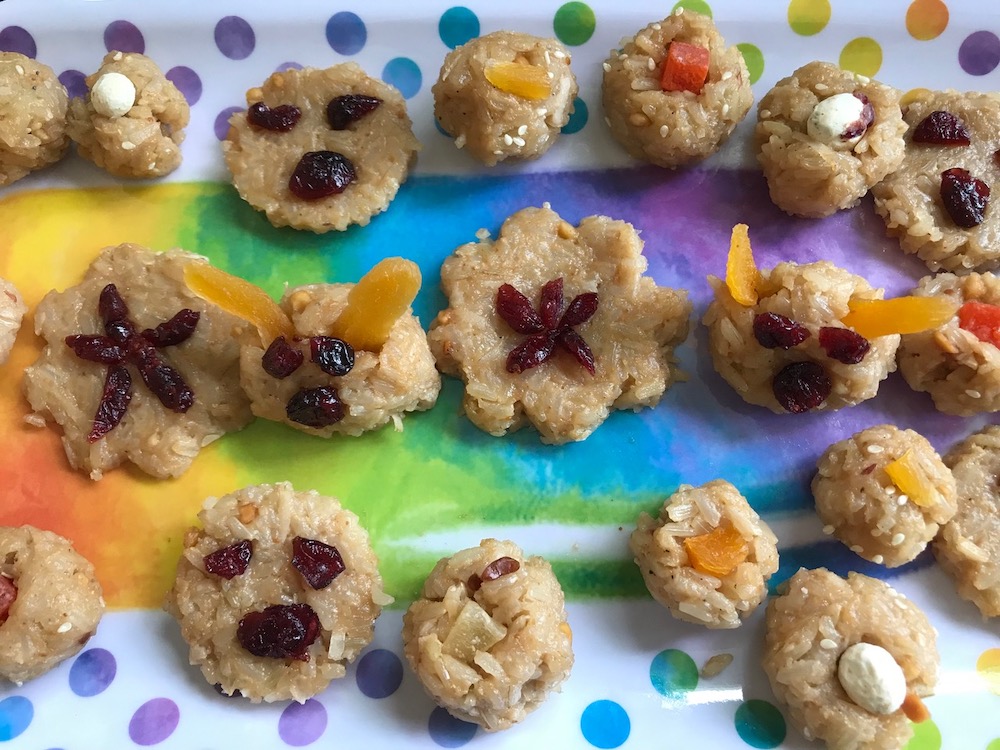 After-School Peanut Butter Rice Balls