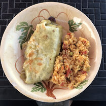 serving of Spanish Rice